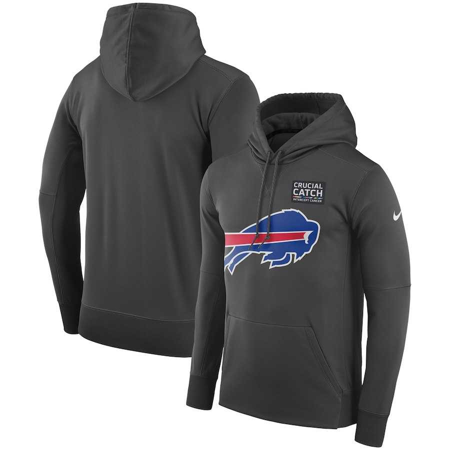 Men's Buffalo Bills Anthracite Nike Crucial Catch Performance Hoodie,We sell and wholesale Men's Buffalo Bills Anthracite Nike Crucial Catch Performance Hoodie on line form chian!